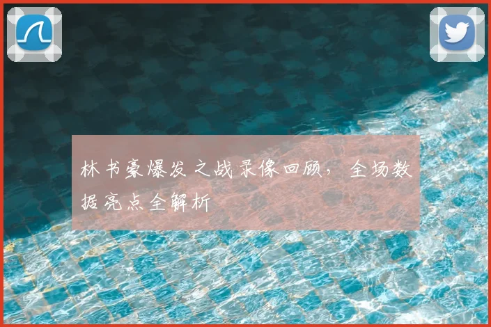 林书豪爆发之战录像回顾，全场数据亮点全解析